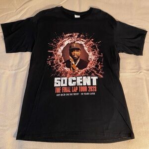 2023 50 Cent Final Lap Tour T Shirt
